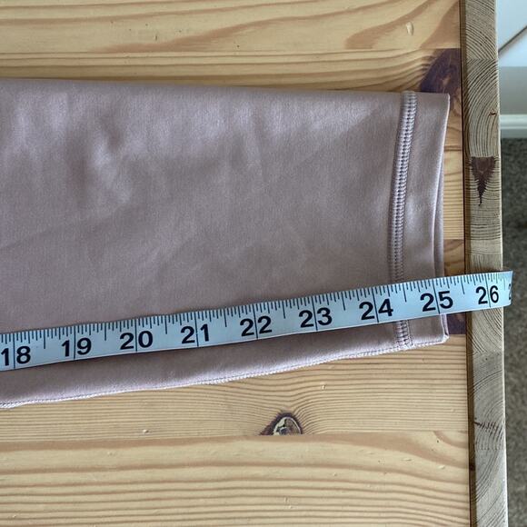 Athleta Elation Shimmer Tight In Powervita Mocha Latte M - Picture 12 of 12